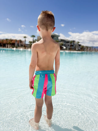 Mini Hang Ten Shorts | Endless Summer Stripe