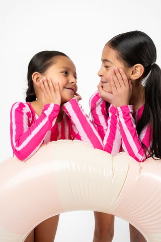 Mini Surfer Girl One Piece | Pink Horizon