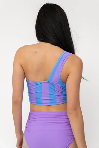Tide Top | Purple & Blue Stripe