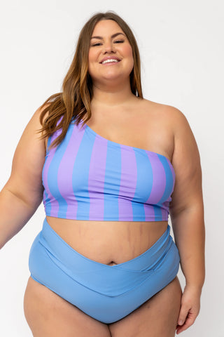 Tide Top | Purple & Blue Stripe