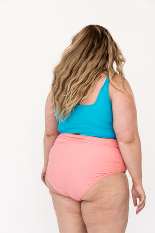 High Rise Barefoot Bottom | Pink Pearl