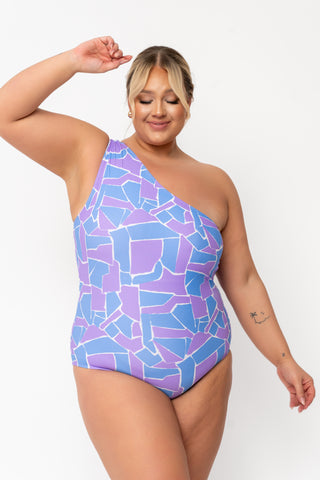 Journey One Piece | Geometric Purple & Blue