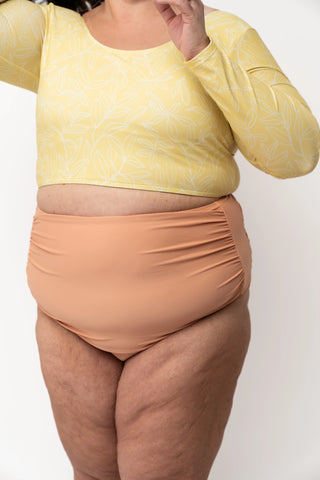 High Rise Barefoot Bottom | Strawberry