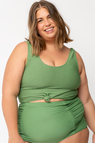 Traveler Top | Dark Sage