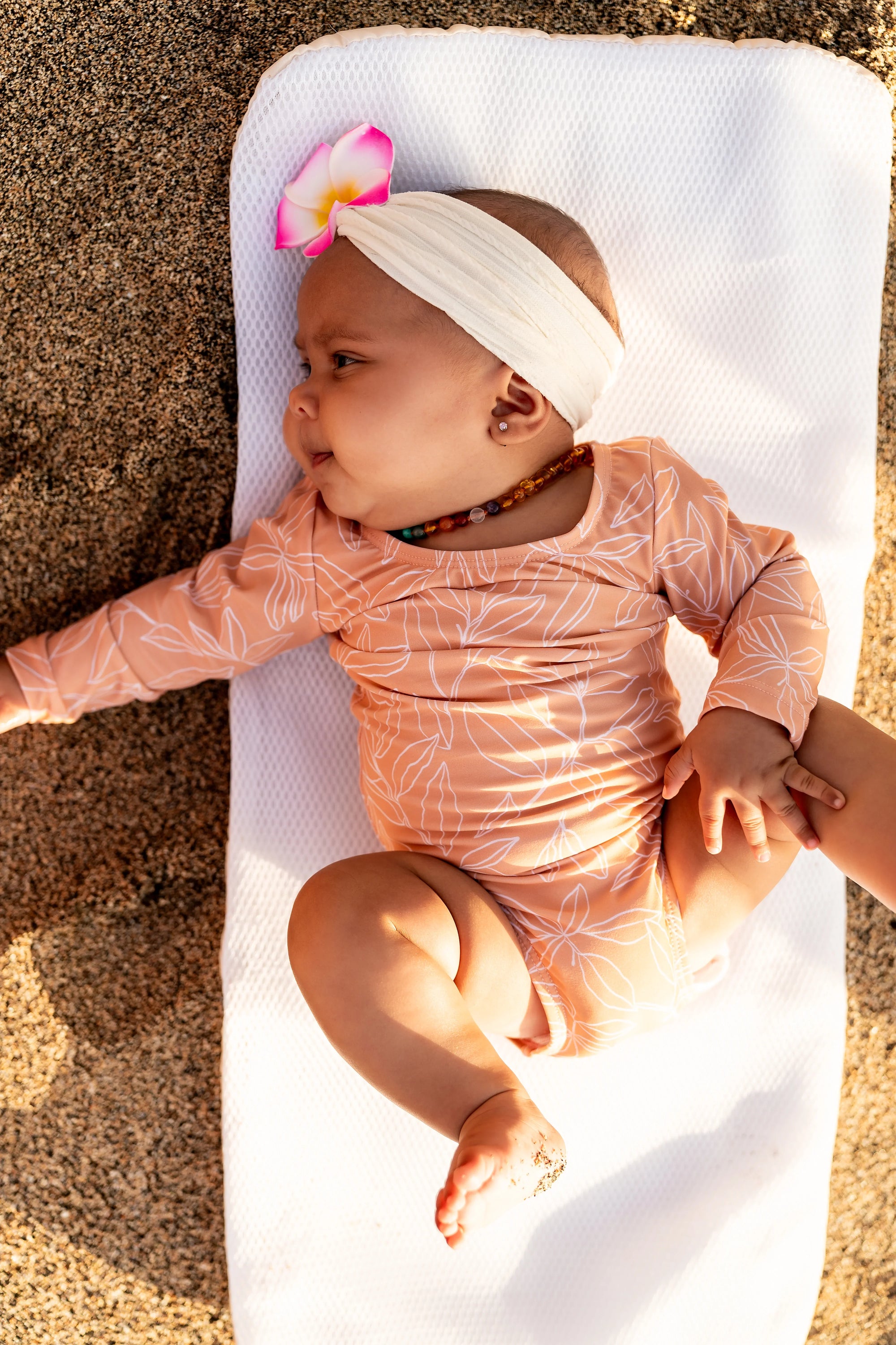 Mini Surfer Girl One Piece | Strawberry Garden – Manava Swim