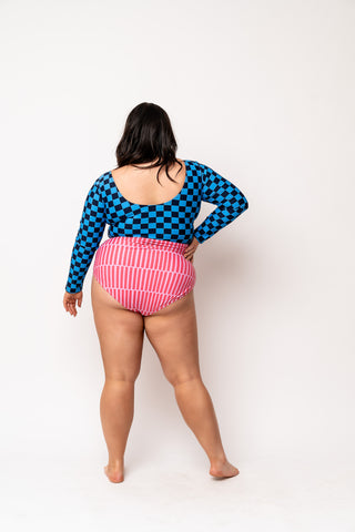 Vacationer Bottom | Pink Stripe