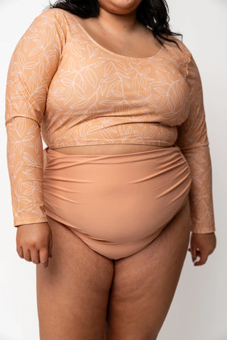 High Rise Barefoot Bottom | Strawberry