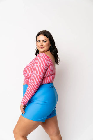 Surfer Top | Pink Stripe