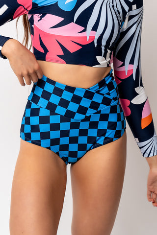 Vacationer Bottom | Blue Check