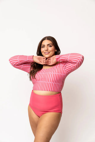 Surfer Top | Pink Stripe