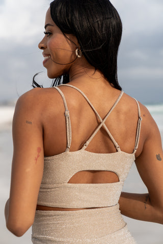 Destination Top | Champagne Shimmer