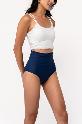 Leisure Reversible Bottom | Navy Wave