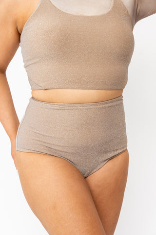 Wave Bottom | Champagne Shimmer