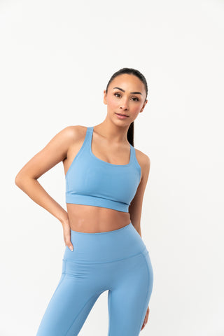Performance Sports Bra | Surface Blue