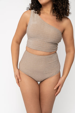 Wave Bottom | Champagne Shimmer