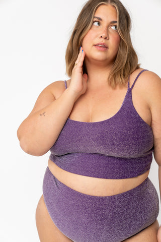 Destination Top | Purple Shimmer