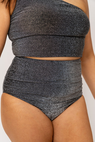 Wave Bottom | Black Shimmer