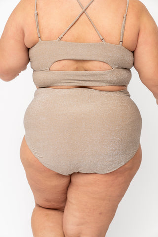 Wave Bottom | Champagne Shimmer