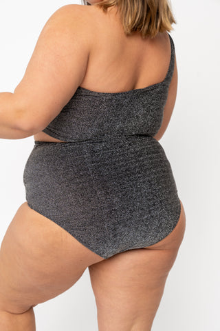 Wave Bottom | Black Shimmer