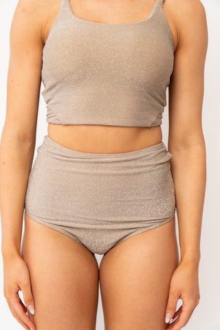 Wave Bottom | Champagne Shimmer