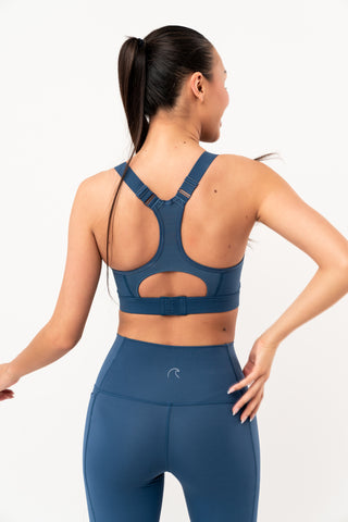 Balance High Waisted Leggings | Deep Blue