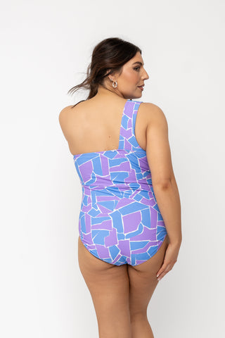 Journey One Piece | Geometric Purple & Blue
