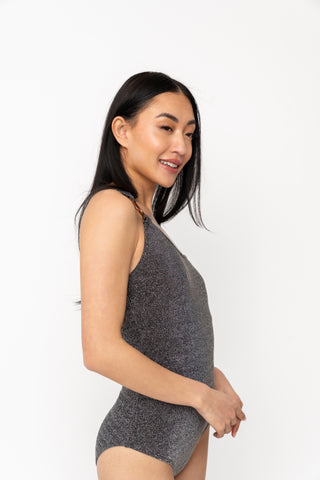 Ripple One Piece | Black Shimmer