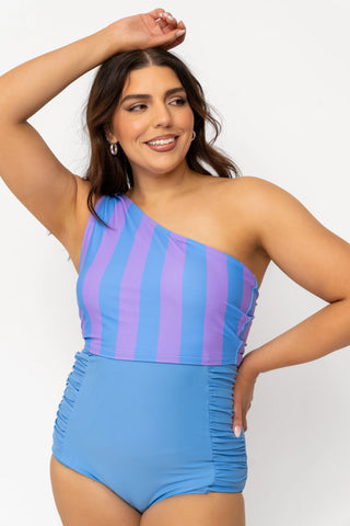 Tide Top | Purple & Blue Stripe