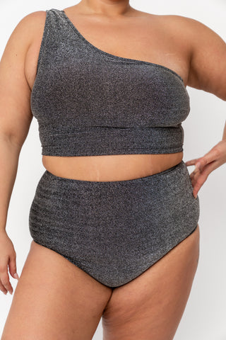 Wave Bottom | Black Shimmer