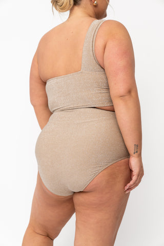 Wave Bottom | Champagne Shimmer