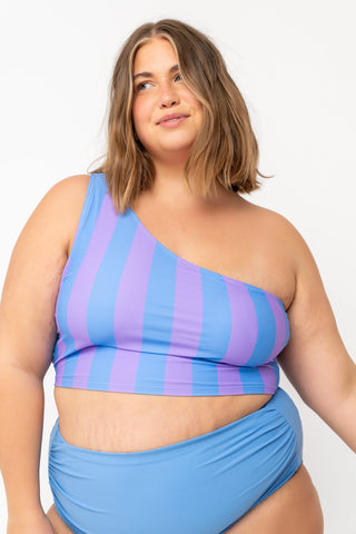 Tide Top | Purple & Blue Stripe