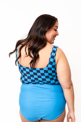 Coast Top | Blue Check