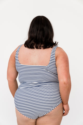 Vacationer Bottom | Navy Wave