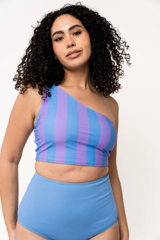 Tide Top | Purple & Blue Stripe
