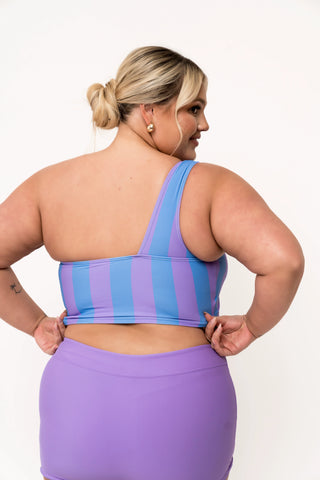 Tide Top | Purple & Blue Stripe
