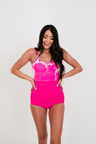 Sun Baked Bottoms | Neon Pink | Final Sale