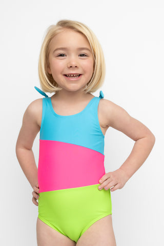 Mini Palm Tree One Piece | Endless Summer Stripe