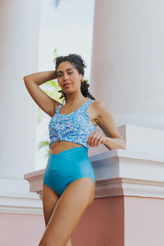 Traveler Top | Summer Sky Floral