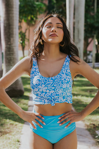 Traveler Top | Summer Sky Floral