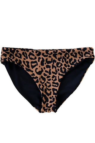Breeze Reversible Bottoms |  Black & Leopard Print | Final Sale