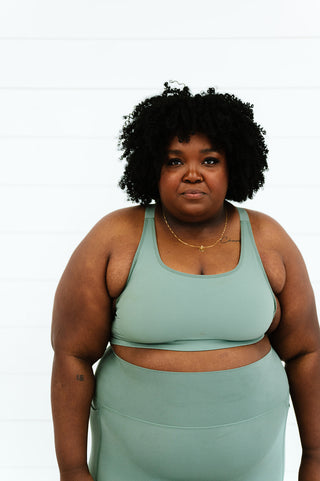 Performance Sports Bra | Willow Green