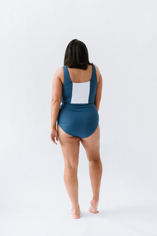 Island Colorblock Top | Deep Blue