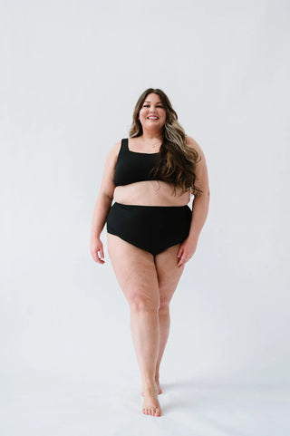 Seashell Top | Black | Final Sale
