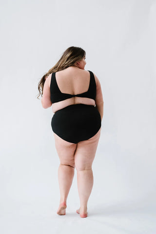 Seashell Top | Black | Final Sale