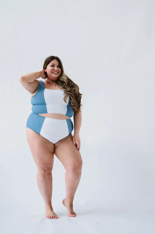 Island Colorblock Top | Surface Blue | Final Sale