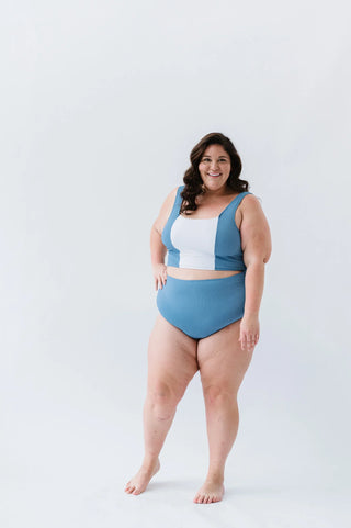 Island Colorblock Top | Surface Blue | Final Sale