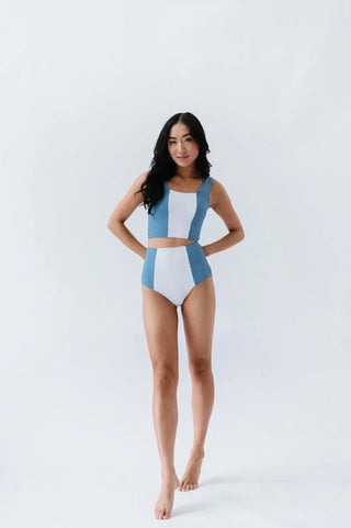 Island Colorblock Top | Surface Blue | Final Sale