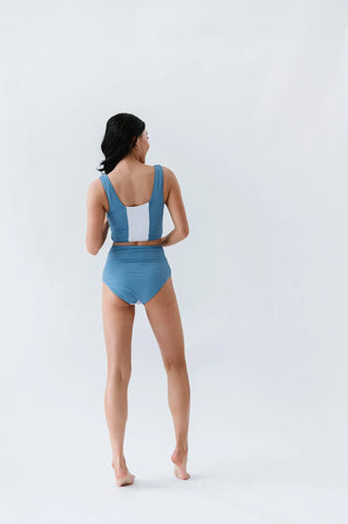 Island Colorblock Top | Surface Blue | Final Sale