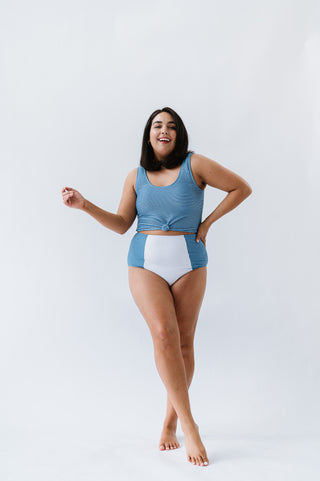 Traveler Top | Surface Blue