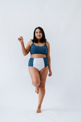 Salty Air Top | Deep Blue